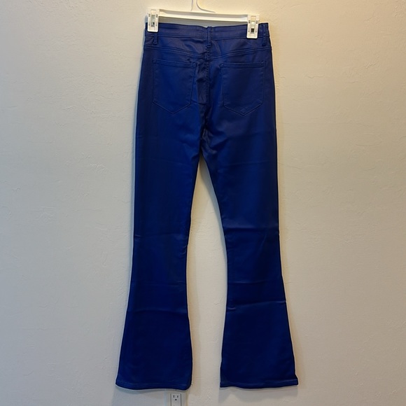 Edikted blue leather pants - Picture 2 of 4
